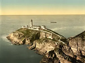 Holyhead: South Stack - lighthouse - water - Wales