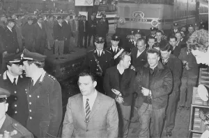 Trento: South Tyrolean terrorists arrive in chains by train