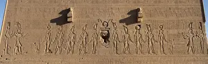 Caesarion: South wall of the Temple of Hathor, Dendera Temple Complex