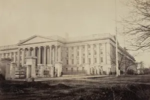 Unpaved: Southeast corner of the Treasury Buildings