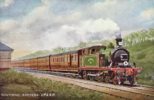 Oilette: Southend express train, London, Tilbury & Southend Railway