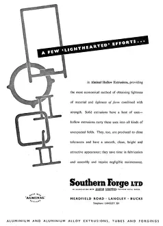 Forgings: Southern Forge - Aluminium Alloy Forgings, Sections & Tubes