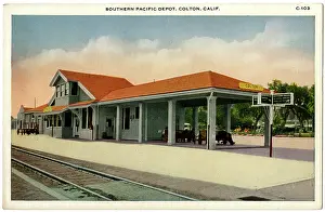 Bernardino: Southern Pacific Railroad Depot, Colton, California, USA