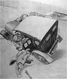 Ramming: Southern Pacific Railroad Robbers Making a Getaway