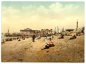 Southsea: Southsea beach, England