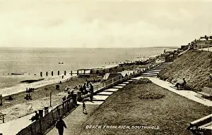 Anglia: Southwold Beach, Suffolk, viewed from the pier