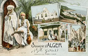 Madraza: Souvenir postcard from Algiers