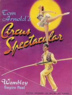 Tightrope: Souvenir programme for Tom Arnold Circus Spectacular