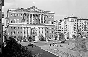 Sovetskaya: Sovetskaya Square. Moscow, 1950s