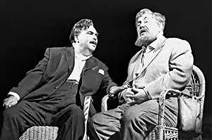 Ryzhov: Soviet actor Mikhail Zharov on stage at Maly Theatre, 1968