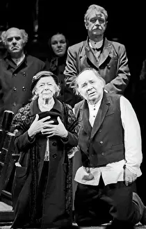 Zakharov: Soviet actor Yevgeny Leonov on stage at Lenkom, 1989
