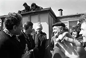 Lyubimov: Soviet actor Yuri Lyubimov visit to KamAZ automobile
