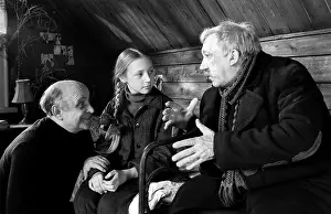 Lena: Soviet actor Yuri Nikulin on location for Scarecrow, 1983