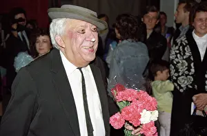 Nikulin: Soviet actor Yuri Nikulin at Moscow Circus on