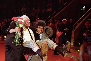 Nikulin: Soviet actor Yuri Nikulin at Moscow Circus on