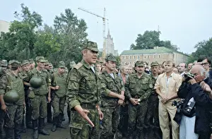 Commands: Soviet Airborne Troops General Lebed during August