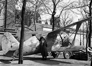 Anti Communist: Soviet aircraft at the exhibition The Soviet Paradise