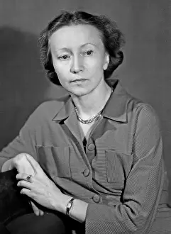 Ulanova: Soviet ballet dancer G. Ulanova