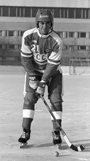 Ussrs: Soviet bandy player Sergey Lomanov, 1987