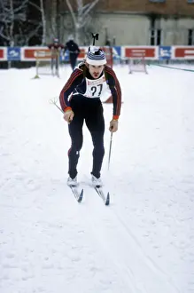 Biathlete: Soviet biathlete Anatoly Alyabyev, 1979