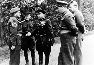 Zonal: Soviet and British soldiers negotiate about detained Britons