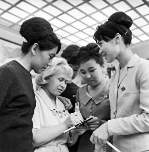 Ruling: Soviet composer Alexandra Pakhmutova at 15th Congress