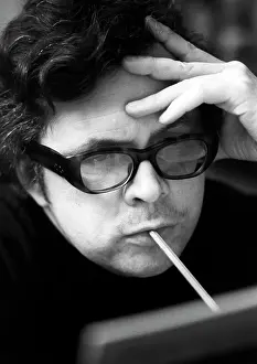 Composing: Soviet composer Andrei Petrov, 1977