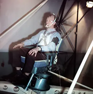 Yeliseyev: Soviet cosmonaut Alexei Yeliseyev preflight training, 1969