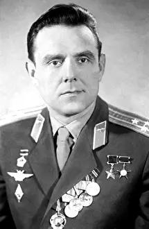 Komarov: Soviet cosmonaut Vladimir Komarov, 1965
