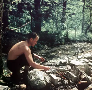 Shatalov: Soviet cosmonaut Vladimir Shatalov outing, 1969