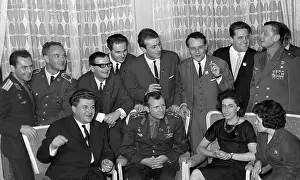 Filmed: Soviet cosmonauts meet with Czechoslovak Television workers