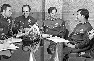Recent: Soviet cosmonauts meeting at Baikonur Cosmodrome, 1978