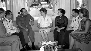 Rangoon: Soviet cosmonauts visit Burma