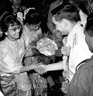 Rangoon: Soviet cosmonauts visit to Burma
