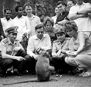 Cosmonauts: Soviet cosmonauts visit India
