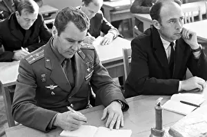 Lecture: Soviet cosmonauts Vladimir Shatalov and Viktor