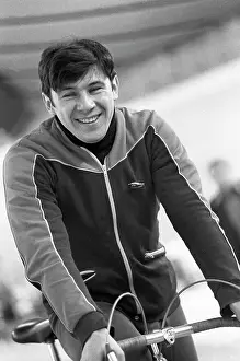 Cyclist: Soviet cyclist Sergei Kopylov, 1980