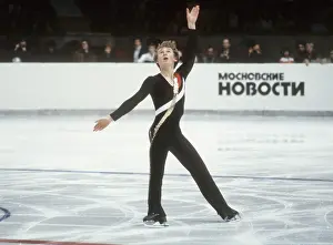 Singles: Soviet figure skater Alexander Fadeyev, 1982