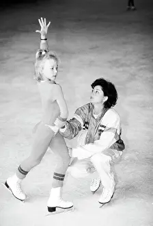 Skater: Soviet figure skating coach Yelena Vodorezova, 1992