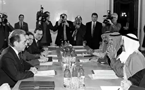Sheikh: Soviet Foreign Minister Bessmertnykh and Kuwait