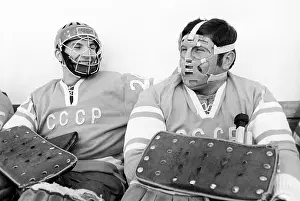 Tretiak: Soviet goaltenders Vladislav Tretiak and Viktor