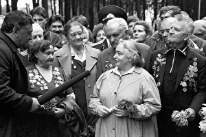 Interviewed: Soviet Guards anniversary celebration, 1991