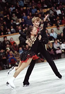 Usova: Soviet ice dancers Maya Usova and Alexander Zhulin, 1986