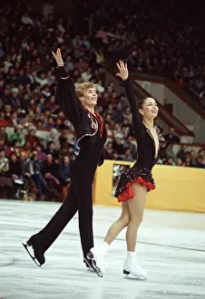Usova: Soviet ice dancers Maya Usova and Alexander Zhulin, 1986