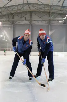Coaches: Soviet ice hockey coaches Viktor Tikhonov and
