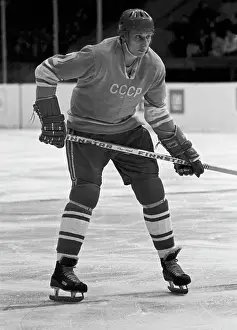 Gusev: Soviet ice hockey player Alexander Gusev, 1973