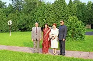 Sonia: Soviet leader Gorbachev and India Prime Minister