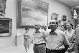 Aivazovsky: Soviet leader Leonid Brezhnev visits Feodosia