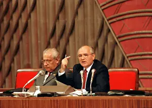 Lukyanov: Soviet leader Mikhail Gorbachev and Chairman of