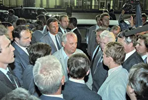 Foros: Soviet leader Mikhail Gorbachev back home, 1991